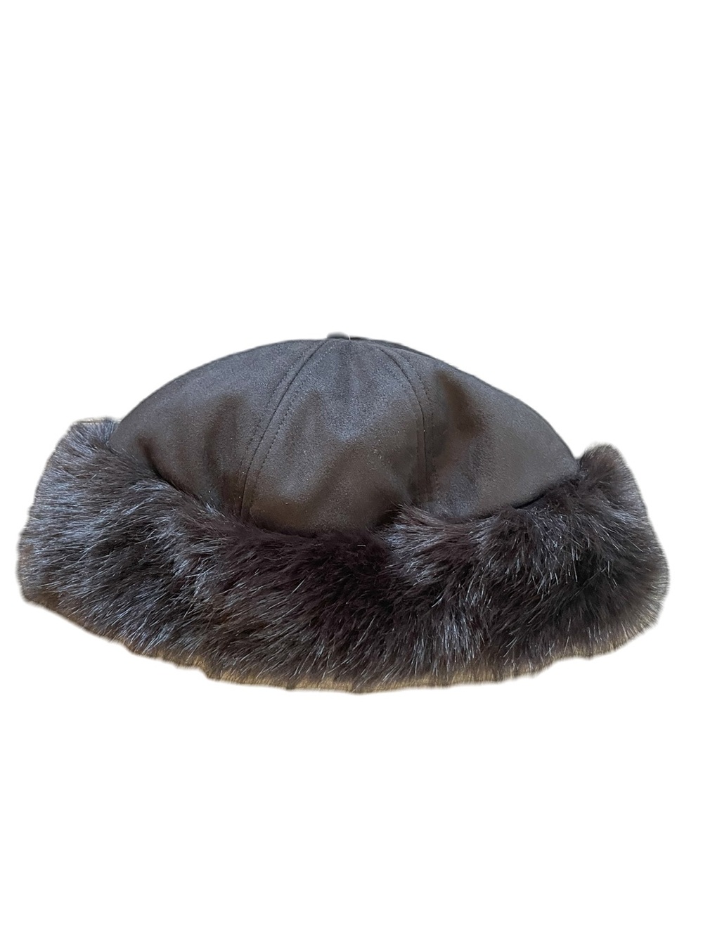 ❤️ GAP TERRA BROWN WINTER FAUX FUR HAT NEW